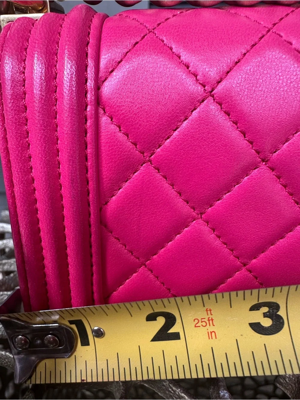 Mini Chanel Boy Bag Pink